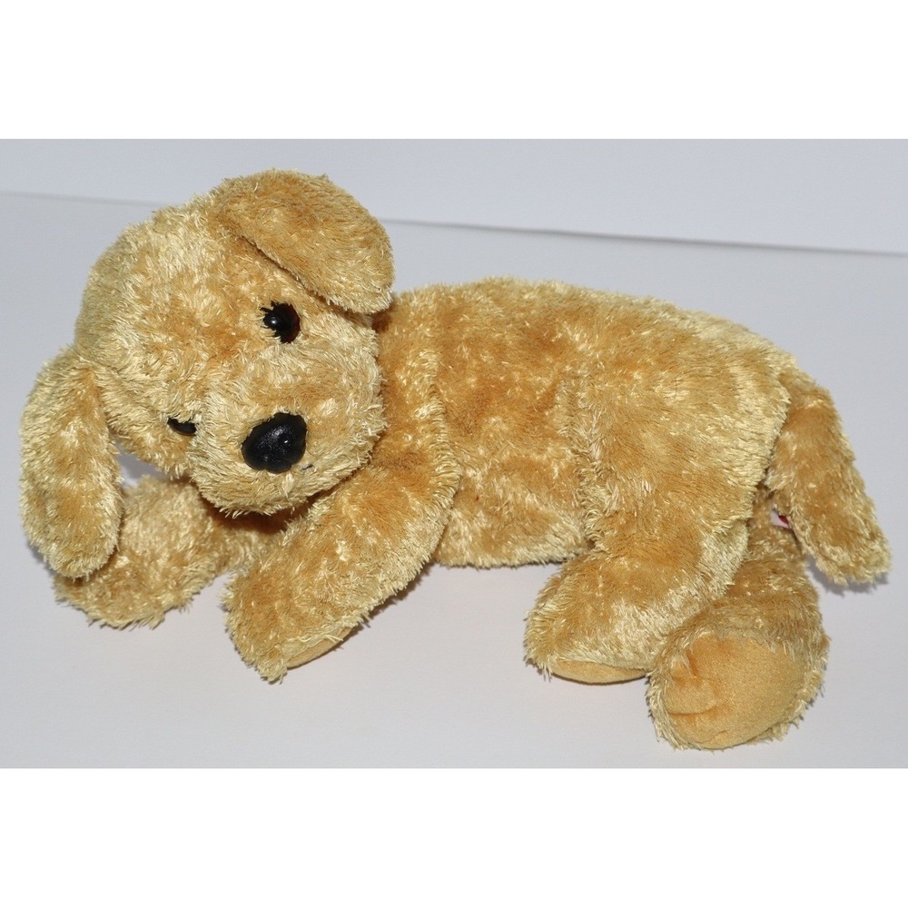 Ty Classic Skippy Golden Retriever Dog Plush 12 Inch Stuffed Animal Yellow 2001
